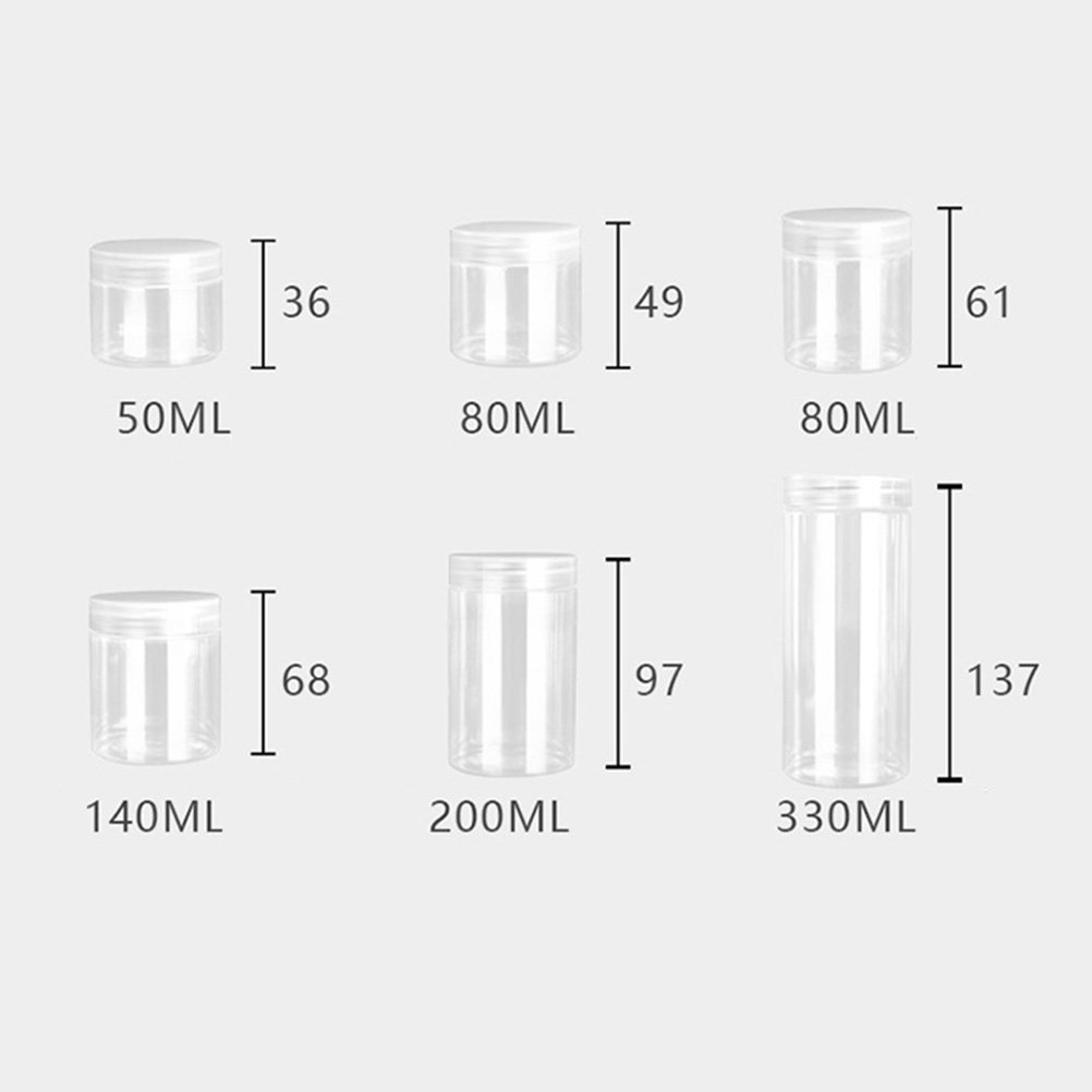 10Pcs 100Ml Transparent Round  - огляд і ціна Reusable Bottle