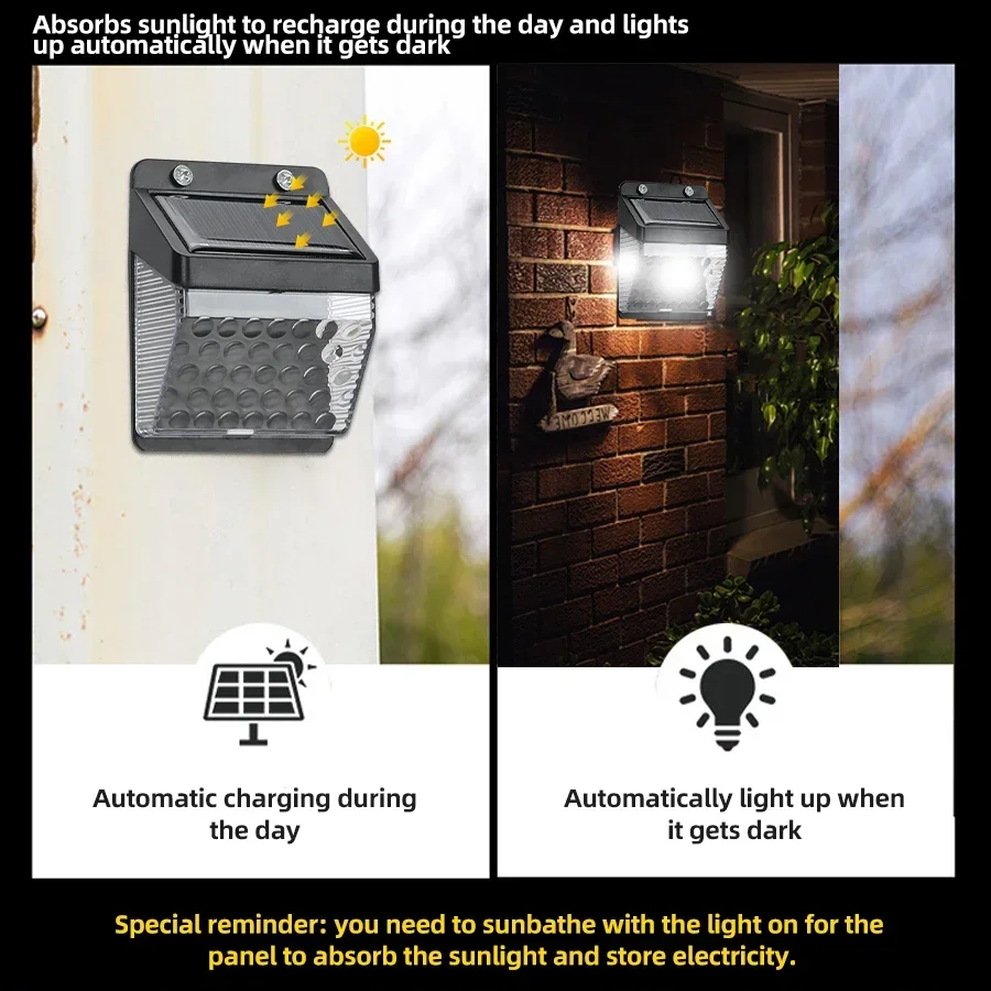 LED Solar Light PIR Motion Sen - огляд і ціна Solar Garden Light