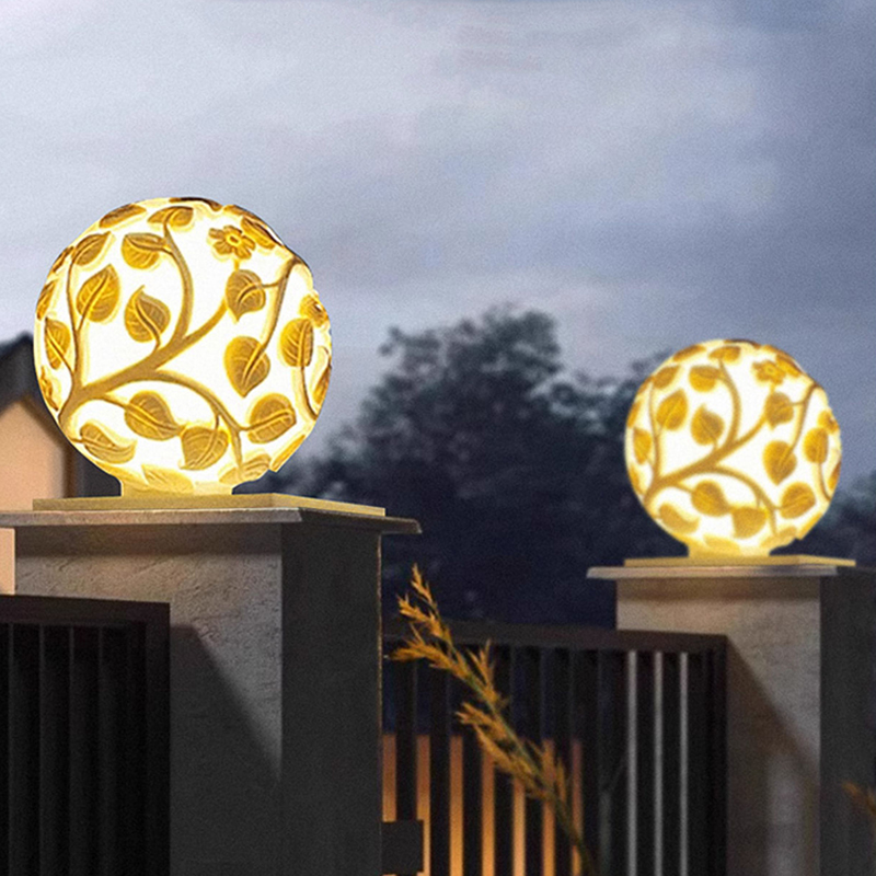 Outdoor column lights solar LE - огляд і ціна Solar Garden Light
