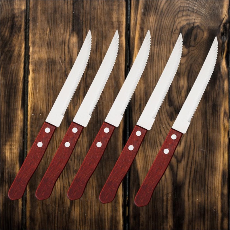 1-20 Pcs Stainless Steel Steak - огляд і ціна Bamboo Cutlery