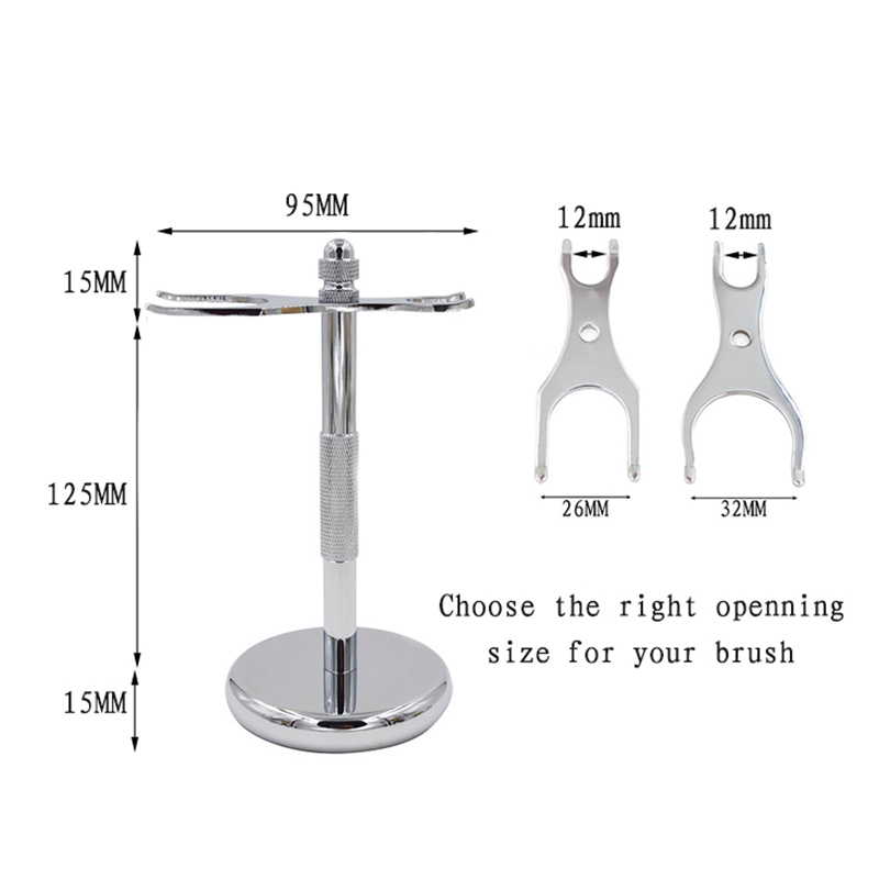 Deluxe Chrome Stand for Safety - огляд і ціна Safety Razor Handle