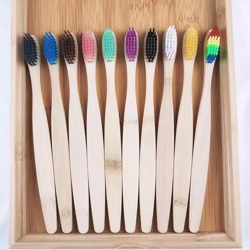 10Pcs Bamboo Toothbrush Eco Fr - огляд і ціна Bamboo Toothbrush