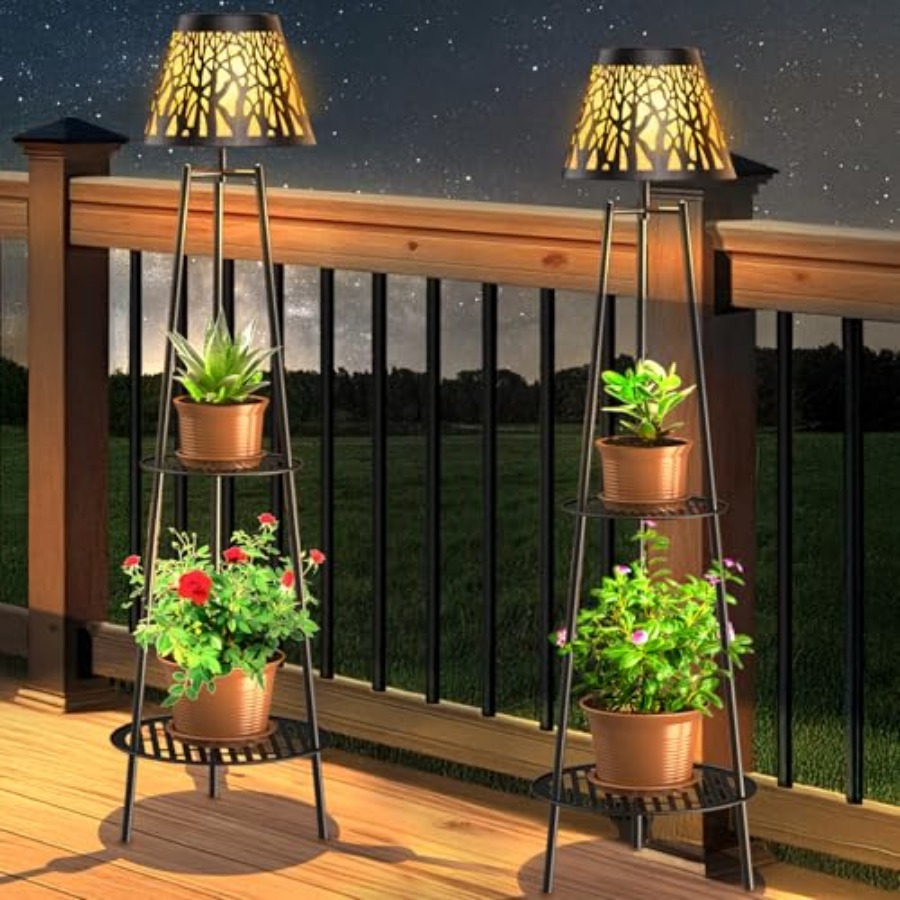 2 Pack Outdoor Solar Floor Lam - огляд і ціна Solar Garden Light