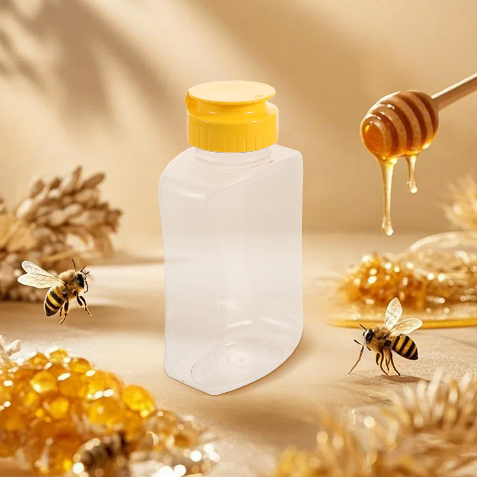 4Pcs Honey Squeeze Bottles Pla - огляд і ціна Reusable Bottle