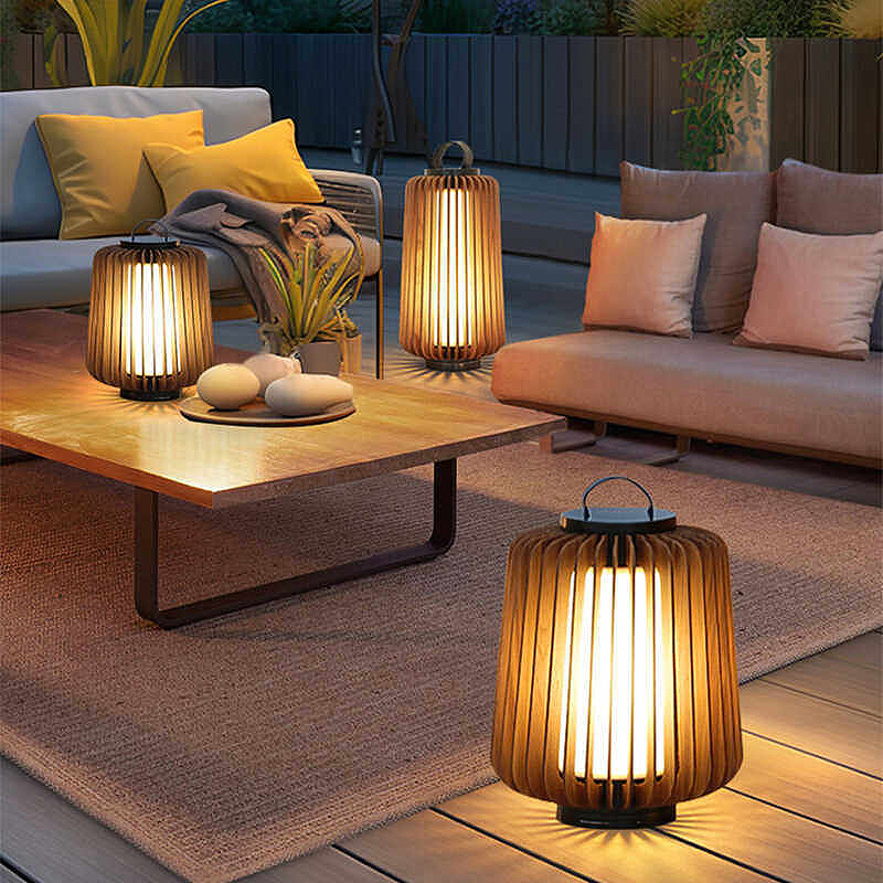 Luminous floor lamp courtyard  - огляд і ціна Solar Garden Light