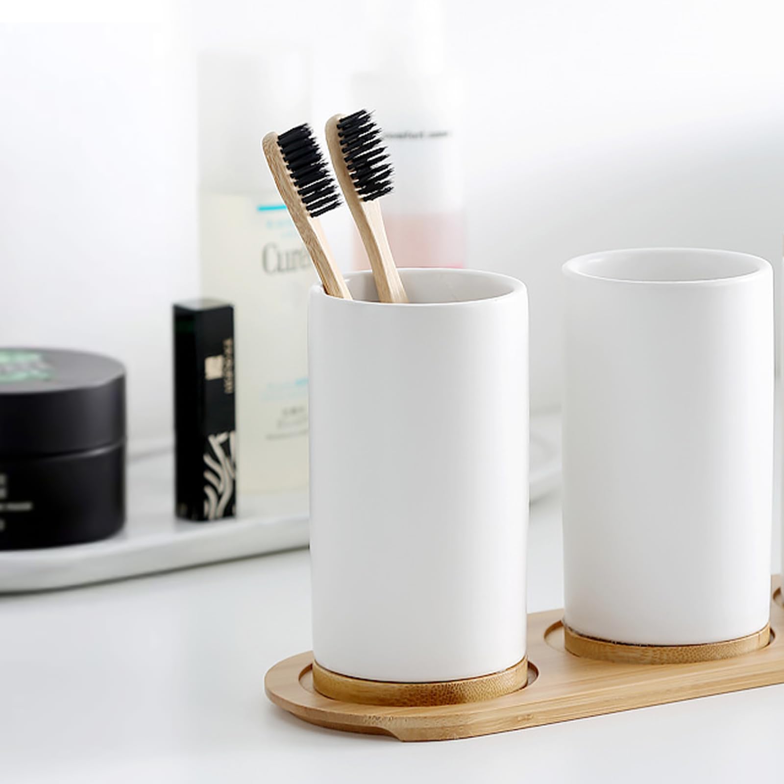 Ceramic Bathroom Set Fine Cera - огляд і ціна Bamboo Toothbrush