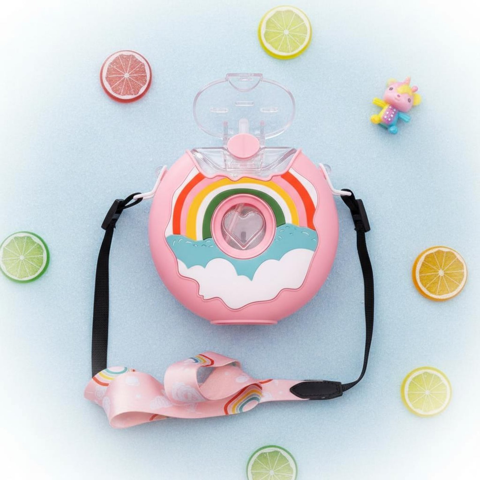 Donut Water Bottle Leak-Resist - огляд і ціна Reusable Straw