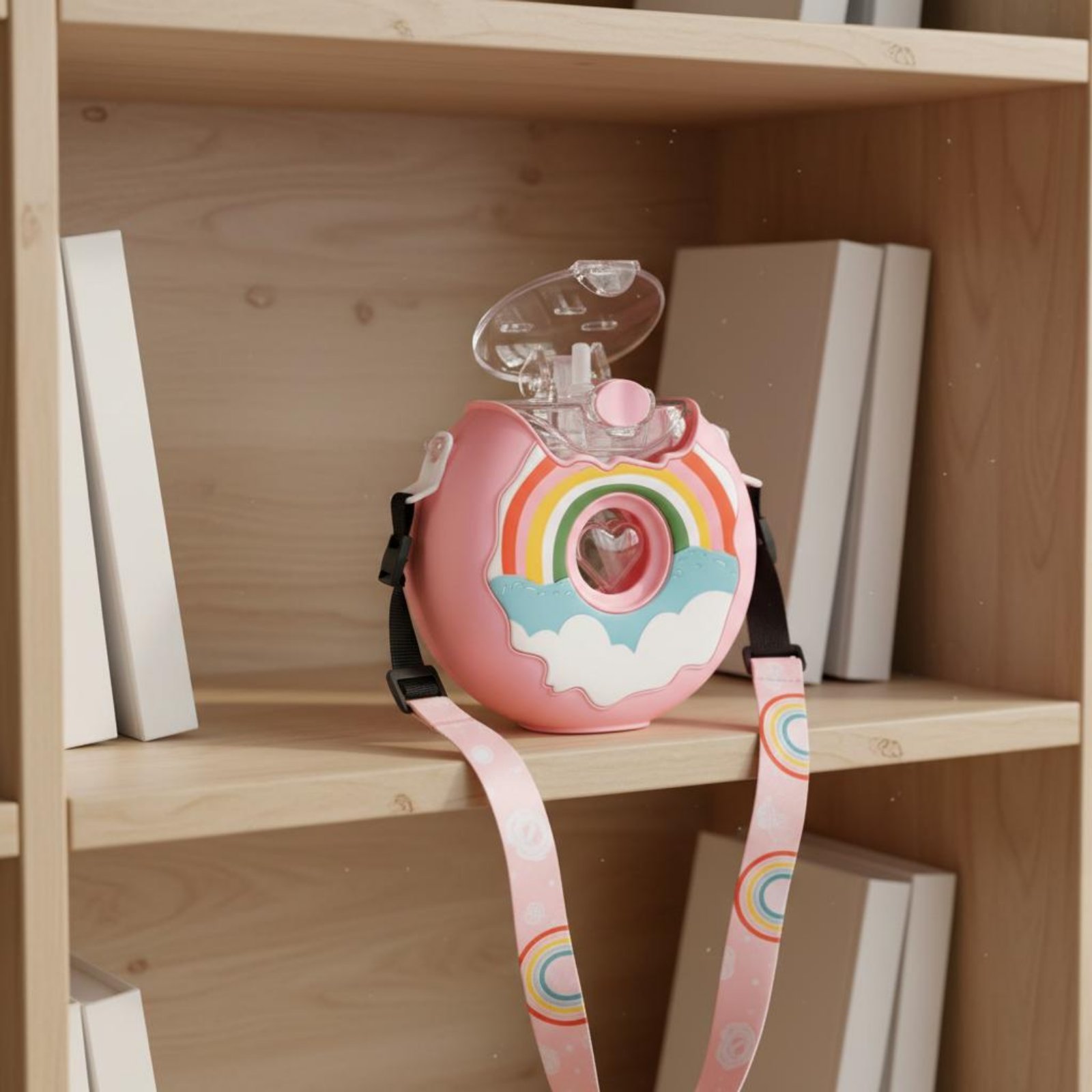 Donut Water Bottle Leak-Resist - огляд і ціна Reusable Straw